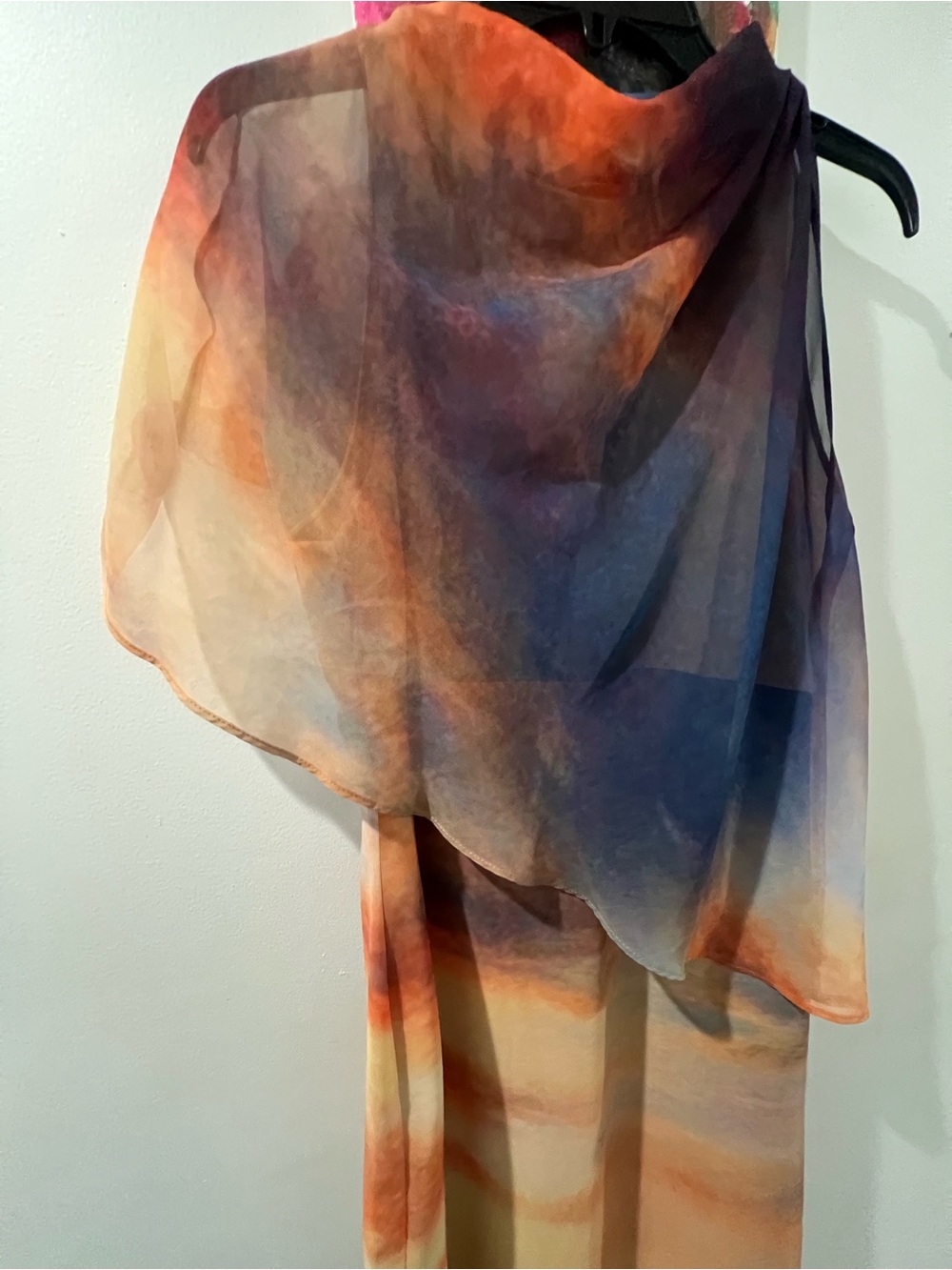 🥭 Mango 🌅 Ombre Maxi Dress in Orange and Blue - Picture 2 of 15